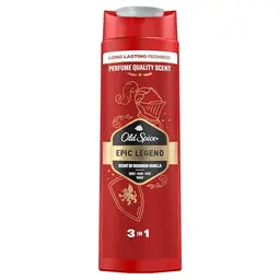 Old Spice Epic Legend 3-in-1 Duschgel für Männer, 400ml – Frische, Duft in Parfumqualität, für Haut, Gesicht und Körper