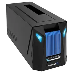 SABRENT M.2 SSD & HDD Dockingstation für 2,5" und 3,5" SATA, USB C mit Offline Klonen