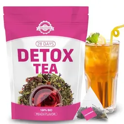 Detox Tee zum Abnehmen - 28 Tage Kräutermischung für Wohlbefinden und Verdauung