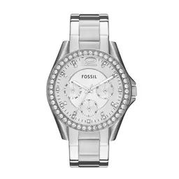 Fossil Riley Damenarmbanduhr mit Quarz-Chronographwerk