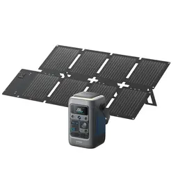 Anker SOLIX C300 Powerbank Station 90000mAh mit 60W Solarpanel für Camping und Reisen