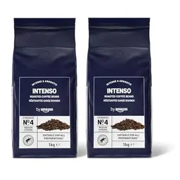 Intenso Kaffeebohnen, dunkel geröstet, 2 kg, Rainforest Alliance Certified