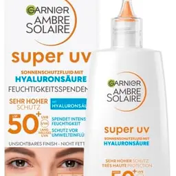 Garnier Ambre Solaire LSF 50+ UV Fluid Sonnenschutz für das Gesicht, unsichtbar & mattierend - 40ml