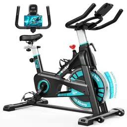 [2024] Wenoker Heimtrainer Fahrrad - Magnetischer Widerstand für Indoor Fitness, 160 kg belastbar