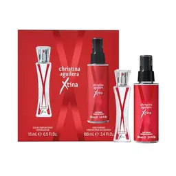 Christina Aguilera - Xtina Eau de Parfum 15ml + Haarparfüm 100ml, Duftset für Frauen