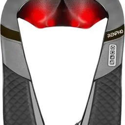 RENPHO Massagegerät mit Wärme - Schulter, Nacken und Rücken für entspannende 3D-Tiefenmassage