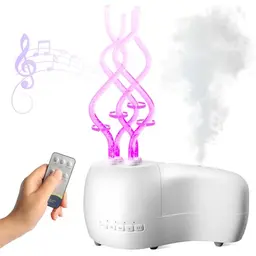Luftbefeuchter mit Bluetooth & Licht, 300ML super leise, Aroma Diffuser für Schlafzimmer & Büro