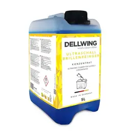 Dellwing Brillenreiniger Konzentrat 5 l für Ultraschallgeräte – Made in Germany