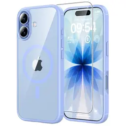 TAURI iPhone 17 Hülle - Stoßfest, Transparent, MagSafe-kompatibel, Anti-Vergilbung - Sternenblau
