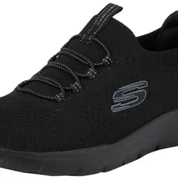 Skechers Damen Summits Turnschuhe, Schwarz, Größe 42 EU