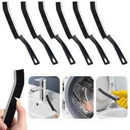 Eckenreinigungsbürste, 6 Stück, Multifunktionale Fugenbürste für Bad, Toilette und Küche
