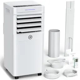 Mobile Klimaanlage 7000 BTU, 3-in-1 mit Fernbedienung, leise & energieeffizient, für Räume bis 68 m³