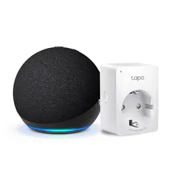Echo Dot (5. Generation) | Anthrazit + TP-Link Tapo P110MA WLAN-Steckdose - Smart Home Einsteigerpaket