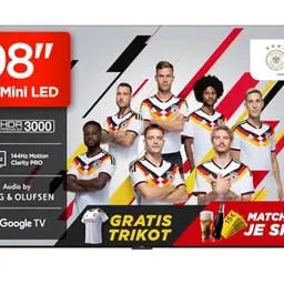 TCL 98 Zoll 4K QD-Mini LED Smart TV mit HDR, Dolby Vision & Atmos