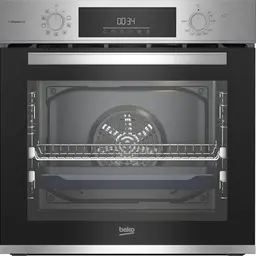 Beko BBIS12301XE Einbau-Backofen 72 Liter, Multifunktionsofen mit 9 Funktionen, Edelstahl