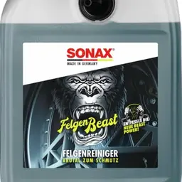 SONAX FelgenBeast Felgenreiniger 5L für polierte, verchromte und matte Stahl- & Leichtmetallfelgen