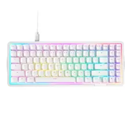 NZXT Function Elite MiniTKL RGB-Gaming-Tastatur – anpassbare Betätigung, DE – Weiß