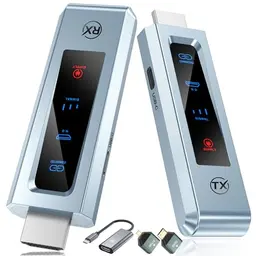 Wireless HDMI Transmitter und Receiver – 98 FT stabile Verbindung für Streaming von Laptop zu HDTV oder Projektor