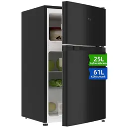 CHIQ Kühl-/Gefrierkombination 86L, 85cm – Ideal für Wohnheime und Wohnungen