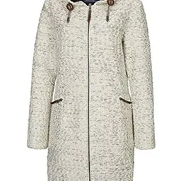 G.I.G.A. DX Damen Roshana Strickparka mit Kapuze, Off White, Größe 38