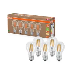 OSRAM LED Lampen, warmweiß (2700K), E27, 5er Vorteilspack, ersetzt 100W Glühbirnen