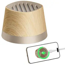 COLSUR Mini Bluetooth Lautsprecher mit Handyhalterung und Wireless Charger für iPhone 16/15/14/13/12, ideales Geschenk für Männer