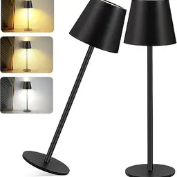 SUNLIGTGO LED Akku Tischlampe, Touch-Dimmbare, Aufladbare Tischleuchte für Innen und Außen