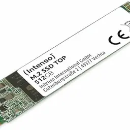 Intenso M.2 SSD SATA III, 512GB, 550MB/Sekunde