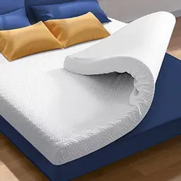 DUANDUAN Matratzen Topper 100 x 200 cm Gelschaum Oeko-Tex® Zertifiziert, Removable & Waschbar, 7.5 cm Höhe