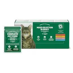 Katzenfutter in Sauce, gemischte Auswahl, 4.8kg (48 Packungen)