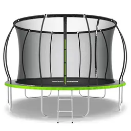 ZIPRO Jump Pro Premium Trampolin 374 cm mit Sicherheitsnetz - Gartenspielzeug für Kinder, UV-beständig, bis 150 kg