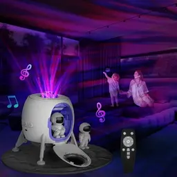 Haksimey Astronaut Sternenhimmel Projektor LED Nachtlicht mit Fernbedienung für Schlafzimmer