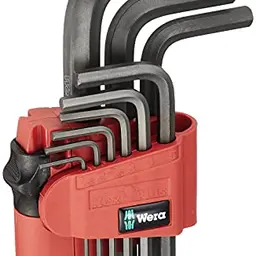 Wera 950/9 Hex-Plus, metrisch, 9-teilig, BlackLaser