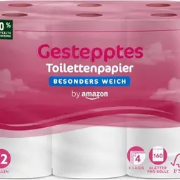 Toilettenpapier 4-lagig, besonders weich, 12 Rollen, FSC-zertifiziert