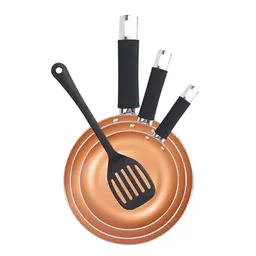 RENBERG ROYCE REECO - Set 4 Bratpfannen (18, 22, 26 cm) - Ergonomischer Griff - Antihaft - Induktionsgeeignet