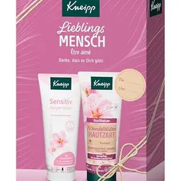 Kneipp Geschenkset Lieblingsmensch mit Bodylotion & Duschbalsam aus Mandelblüten, 2x200ml