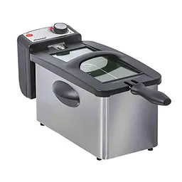Steba DF 180 Edelstahl Fritteuse mit Profi-Heizsystem, 3 L