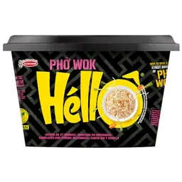 HELLO PHO WOK Instantreisnudeln mit Knoblauch und Zwiebel - 76 g