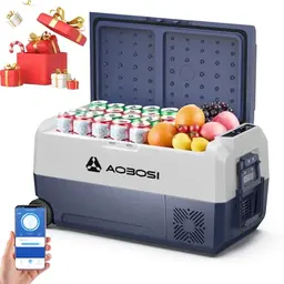 AAOBOSI Kühlbox 36L mit APP-Steuerung -20℃ bis 20℃ für Camping, Wohnmobil und Autoreisen