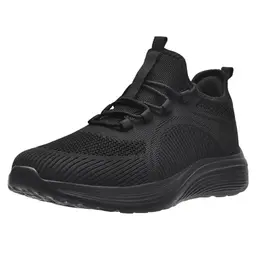 ELAPHURUS Unisex Atmungsaktive Straßenlaufschuhe - Fitness Sportschuhe in Schwarz, Größe 38 EU