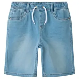 NAME IT Jungen Nkmryan Jogger Shorts, Light Blue Denim, Größe 92 EU