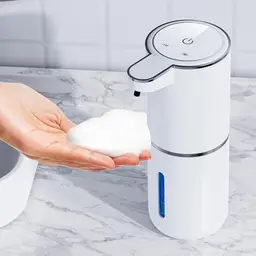 Automatischer Wand-Seifenspender 380ml - Berührungslos, USB Wiederaufladbar für Bad, Küche und Büro