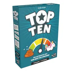 Asmodee Top Ten - Partyspiel, nominiert zum Spiel des Jahres 2022, für 4-9 Spieler, ab 12 Jahren