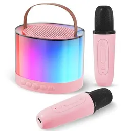 MUEZDUR Karaoke Mikrofon für Kinder, tragbare Mini Karaoke Maschine für Mädchen 3-12 Jahre