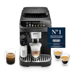 De’Longhi Magnifica Evo - Kaffeevollautomat mit LatteCrema-Milchaufschäumer, 7 One-Touch-Getränke, Schwarz