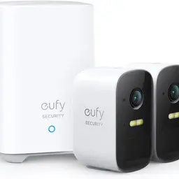 eufy Security eufyCam 2C Überwachungskamera Außen, 180 Tage Akku, HD 1080p, Wetterfest, Nachtsicht, HomeKit-kompatibel