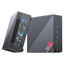 NiPoGi AM06 PRO Mini PC mit Ryzen 7, 16GB RAM, 512GB SSD, WiFi 6, Triple Display für Schule/Büro
