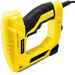 TROTEC Elektrotacker PTNS 11-230V mit 200 Klammern & 100 Nägeln, Softgrip, Sicherheitsnase, 3 m Kabel