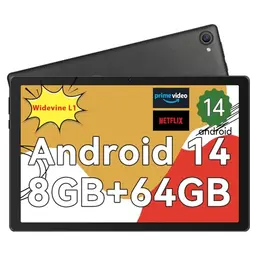 HotLight 10 Zoll Android Tablet - Octa-Core, Wi-Fi 6, 8GB RAM, 64GB Speicher, erweiterbar auf 1TB, 5000mAh - Schwarz