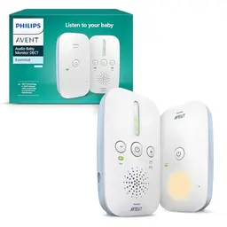 Philips Avent DECT-Audio-Babyphone, Gegensprechfunktion, 330 m Reichweite, 24h Akku, ECO-Modus, Nachtlicht